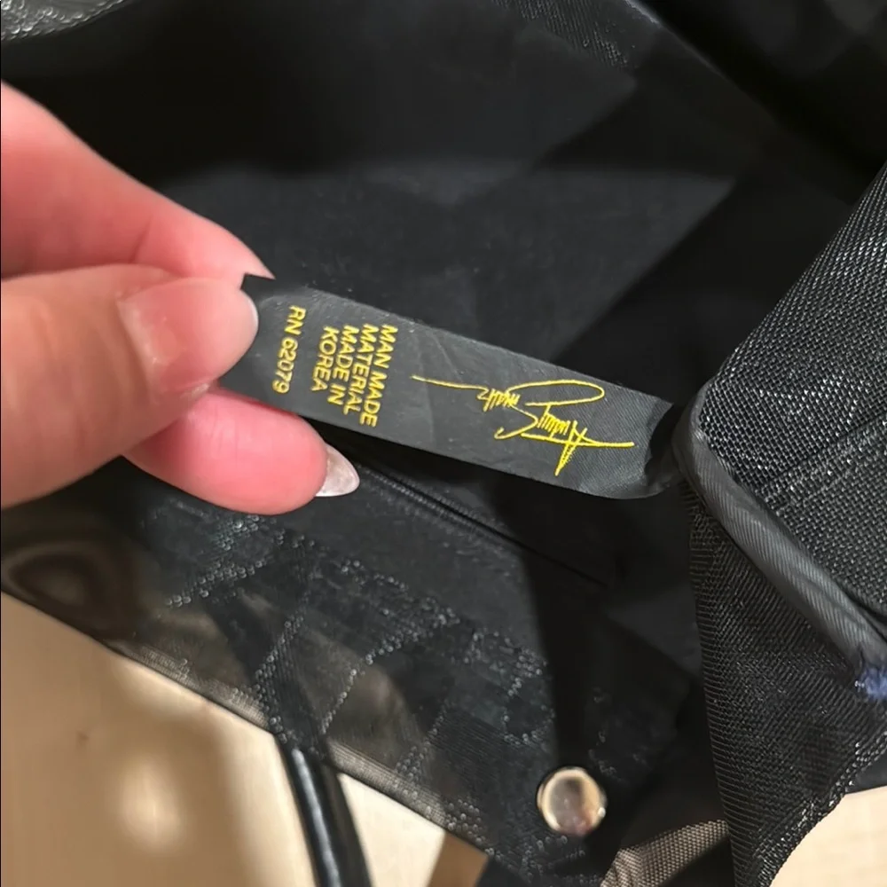 Elegant Black Tote Bag - Picture 9 of 11